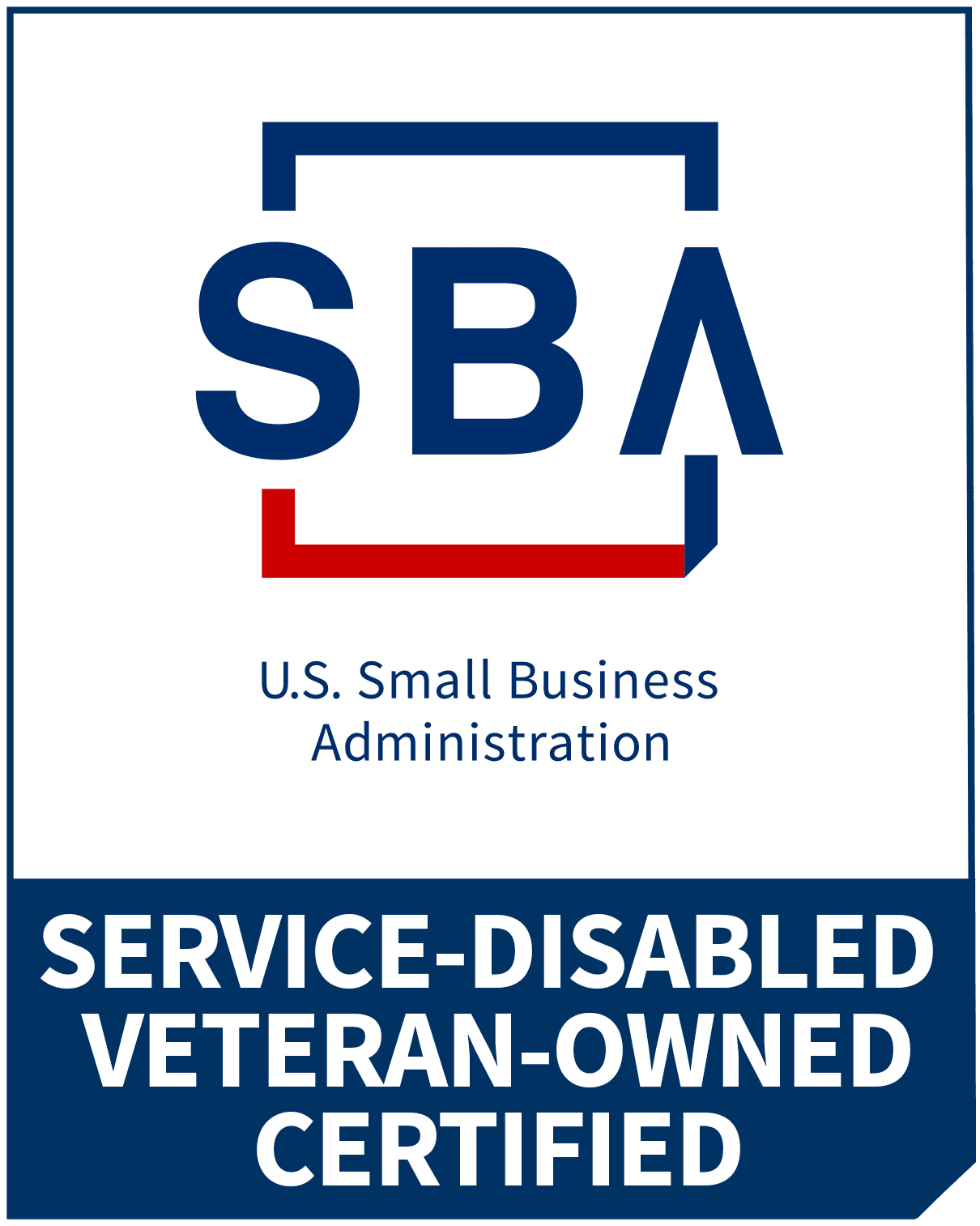 Service-Disabled Veteran-Owned Certified by the SBA